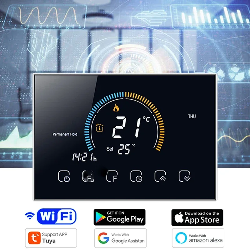 Smart Home Furniture - Inteligentny termostat TUYA Smart Wi-Fi z