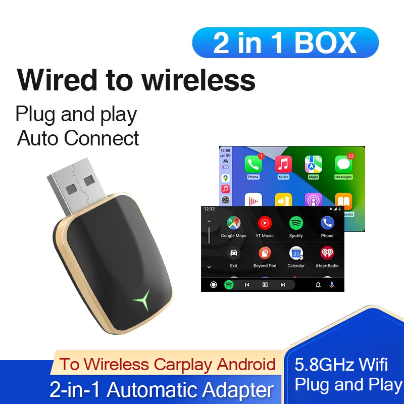 Wifi Smart Plug - Adapter samochodowy 2w1 z przewodowego na