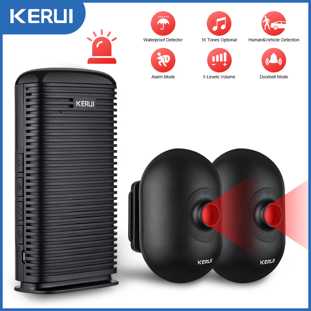 Smart Home Improvement - KERUI DW9 Alarm garażowy Bezprzewodowy podjazd