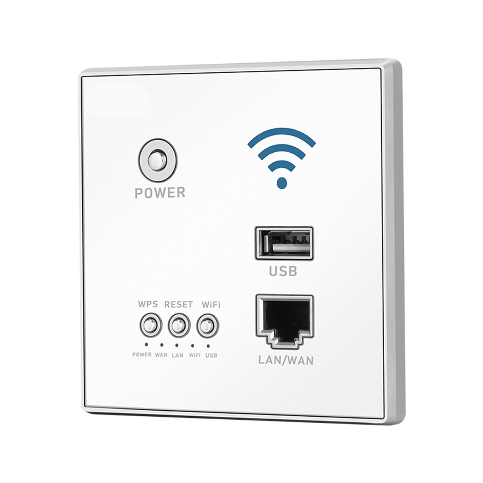 Smart Home Router - Router bezprzewodowy typu 86, szyfrowanie WPS,
