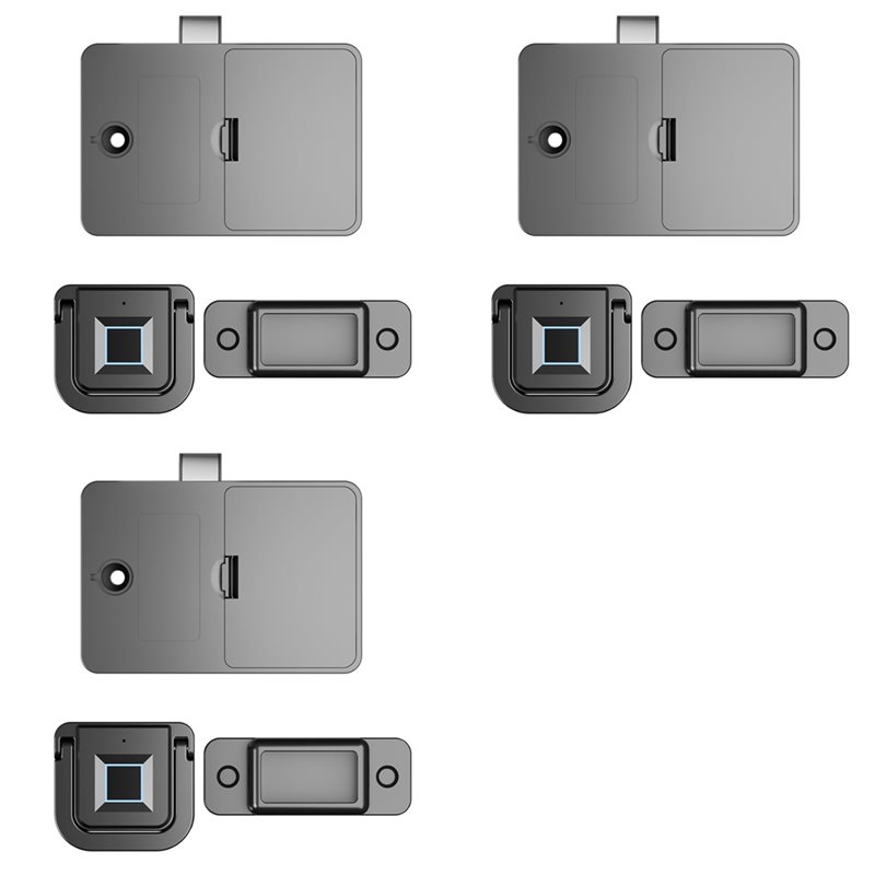 Smart Home Furniture - N13R-(Wytrzymały) 3X Inteligentny Zamek do Szuflady