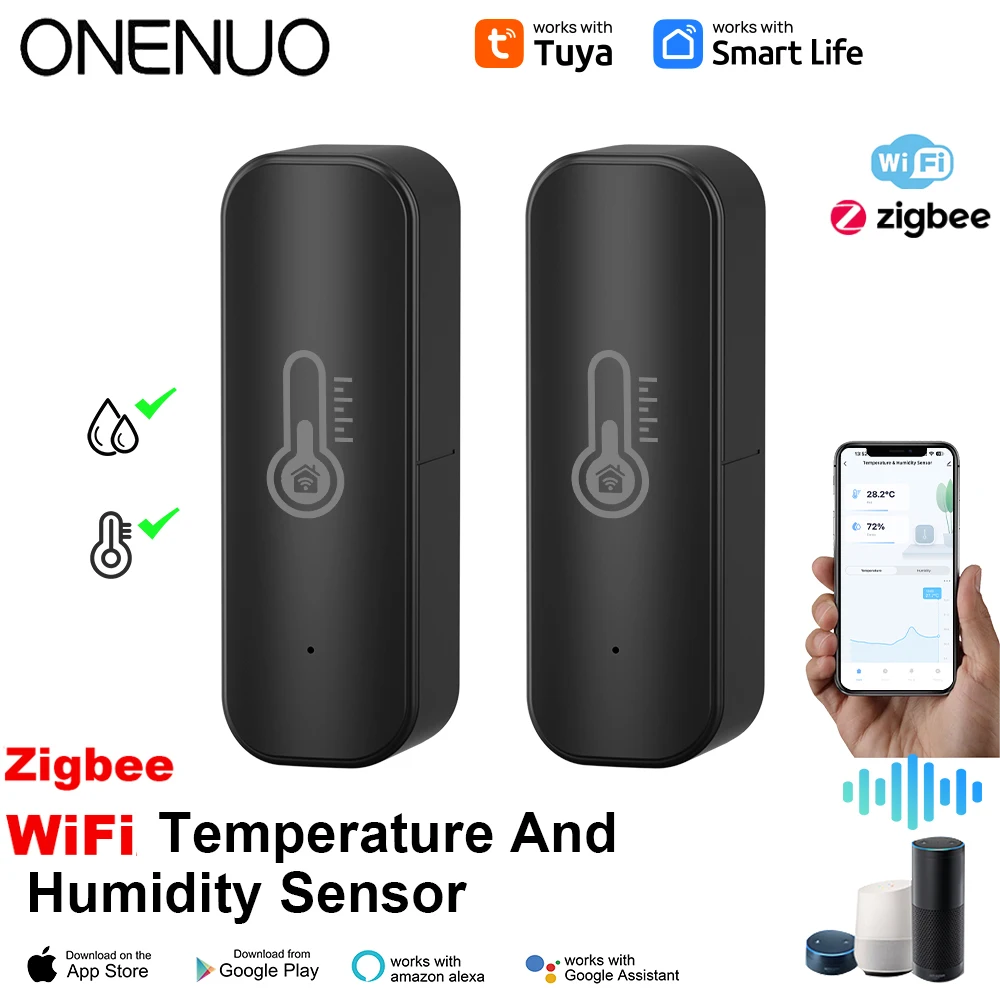 Smart Home Improvement - Tuya Zigbee/WiFi inteligentny czujnik temperatury i