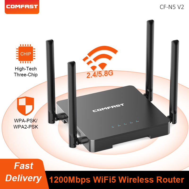 Smart Home Router - COMFAST 1200Mbps WiFi5 Bezprzewodowy Router WIFI