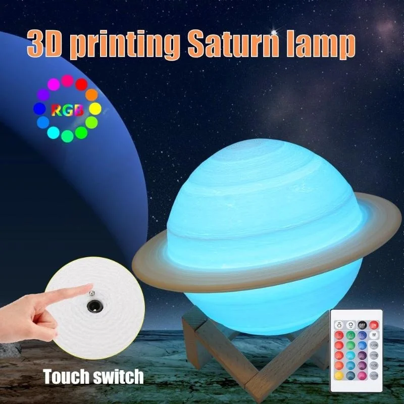 Voice Control Light Bulb - Lampka nocna LED z nadrukiem 3D