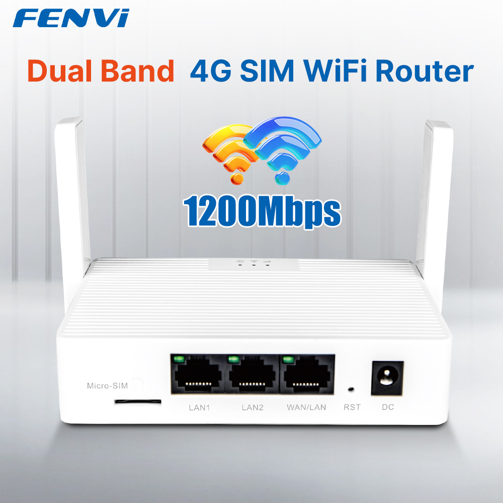 Smart Home Router - fenvi WiFi 4G LTE Router Karta