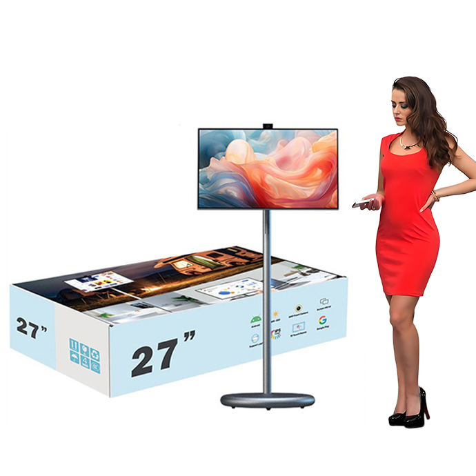 Smart Home Speaker - Inteligentny przenośny telewizor z wyświetlaczem LCD,