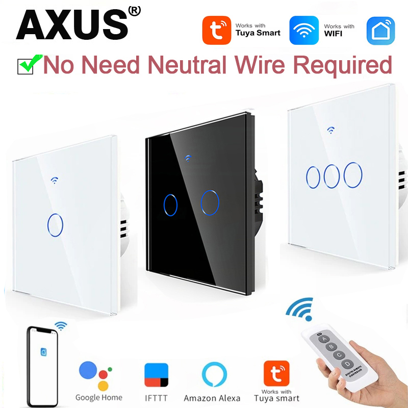 Smart Home Web - Inteligentne włączniki światła AXUS EU WiFi,