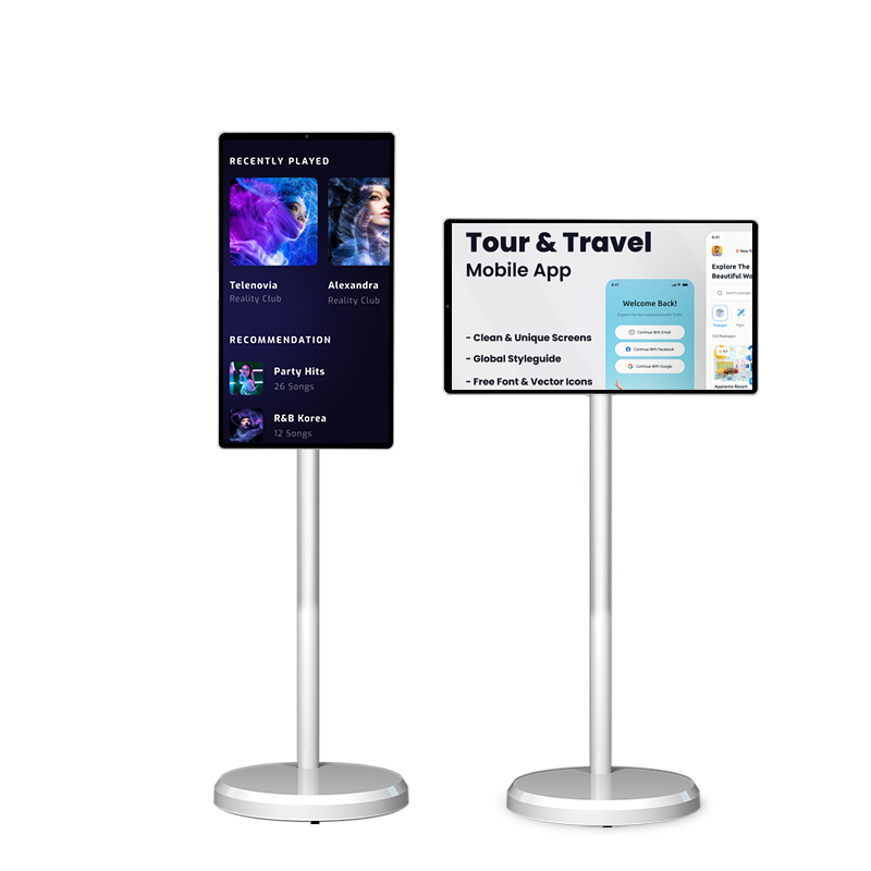 Smart Home Speaker - 21,5-calowy LED Biały Mini Telewizor LED