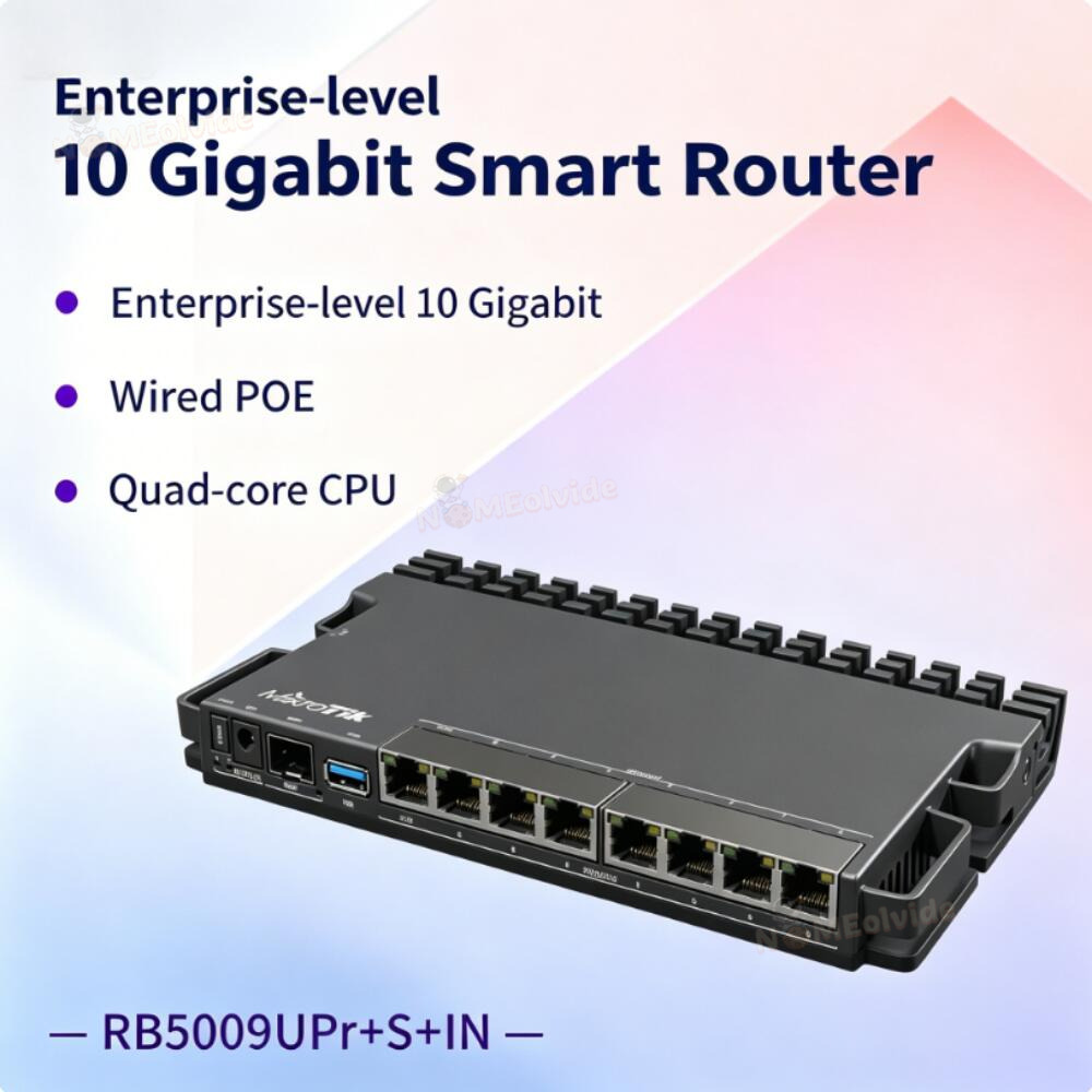 Smart Home Router - Mikrotik Rb5009ug+s In/rb5009upr+s+in Router przewodowy 10G