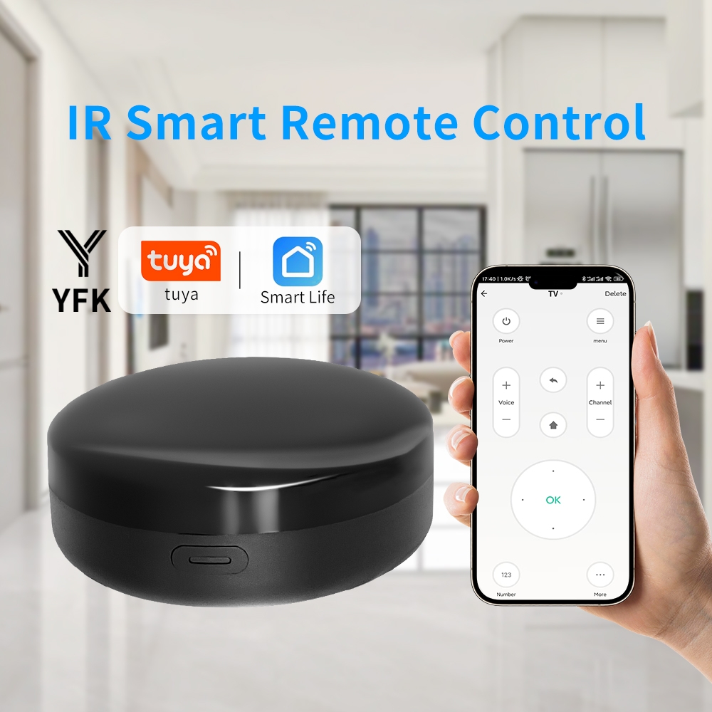 Smart Home Voice Assistant - Uniwersalny pilot IR WiFi YFK Tuya,