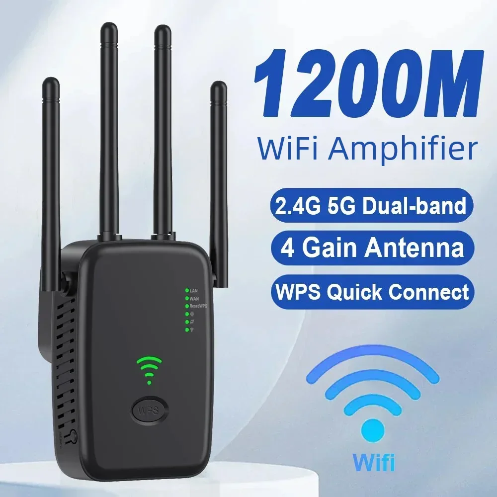 Smart Home Router - Nowy router bezprzewodowy 1200 mb/s wzmacniacz