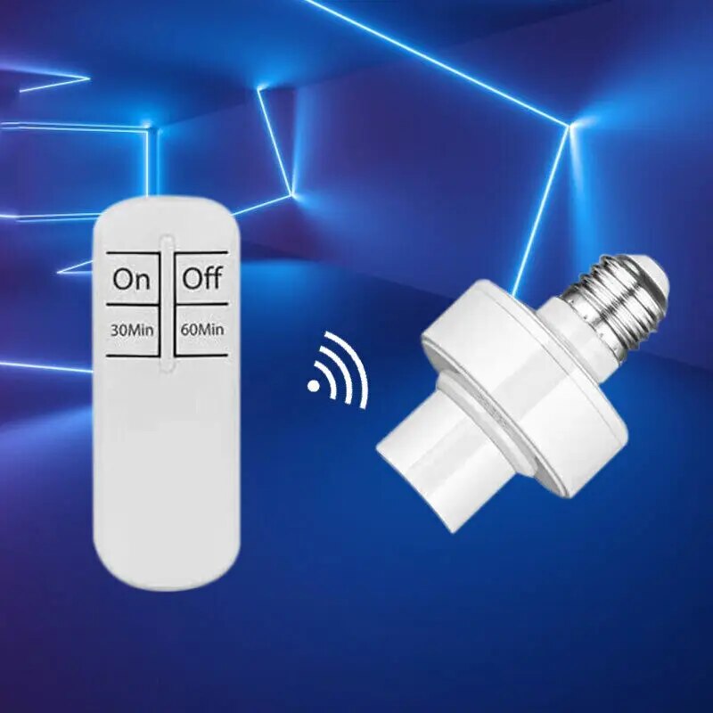 Voice Control Light Bulb - Bezprzewodowa oprawka żarówki LED E27 AC