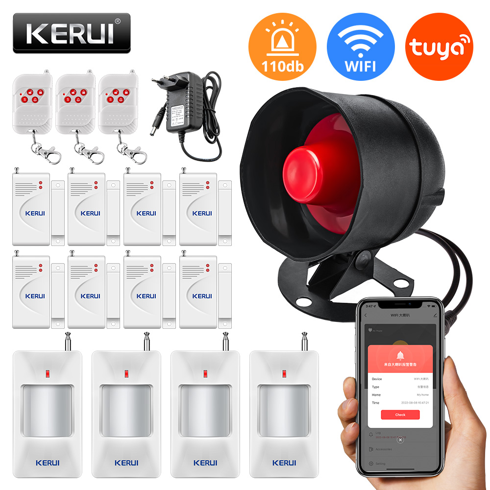 Smart Home Improvement - KERUI Tuya głośno głośnik wysoki decybel