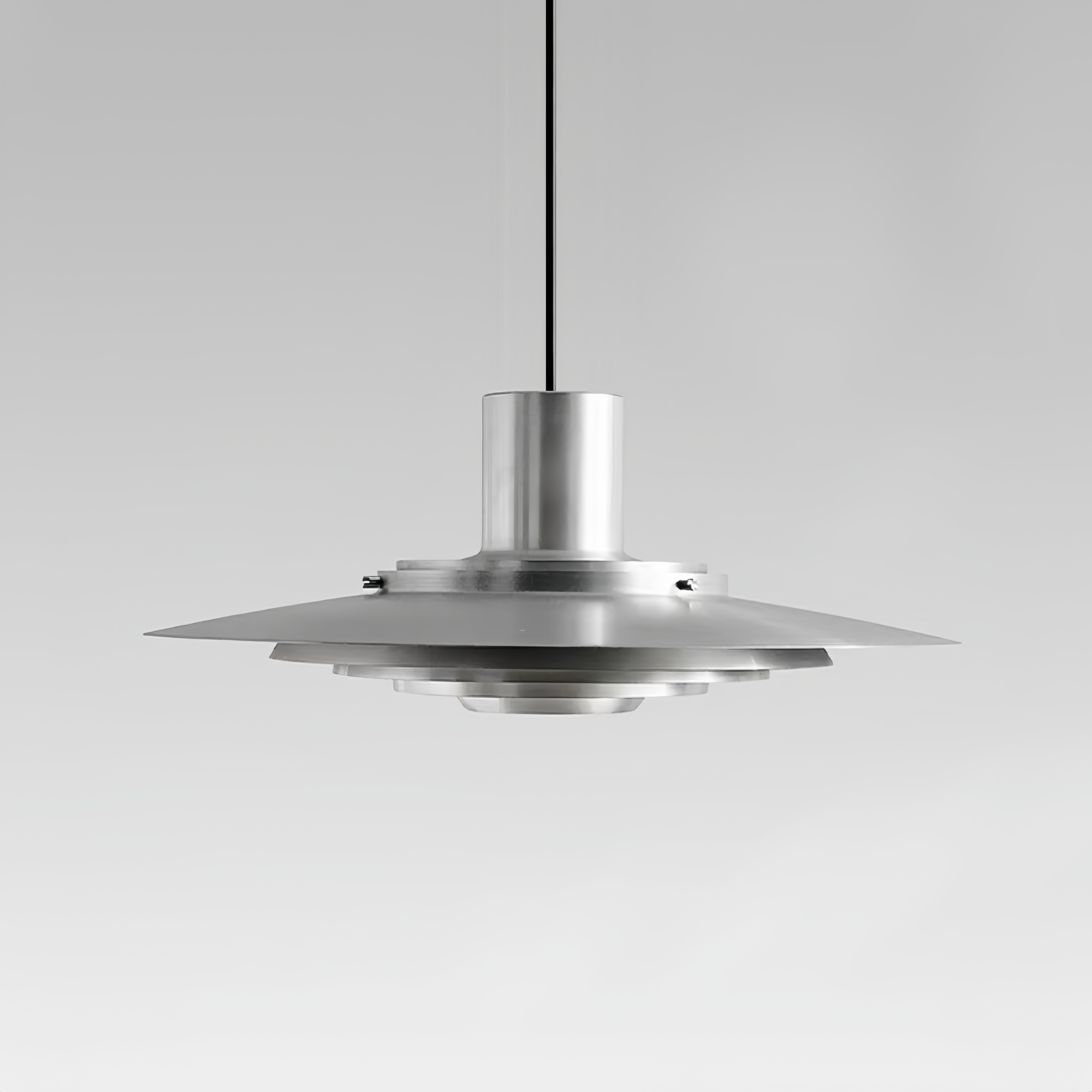 Voice Control Light Bulb - Nowoczesna nordycka metalowa lampa wisząca UFO,