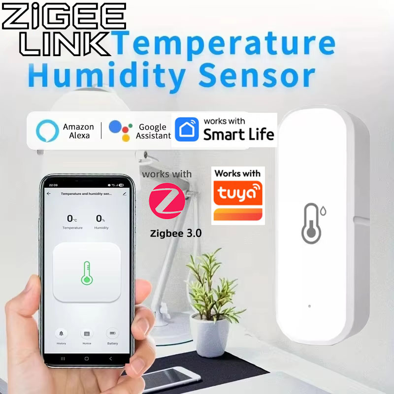 Smart Home Improvement - Obsługa Tuya Zigbee 3.0 Czujnik Temperatury