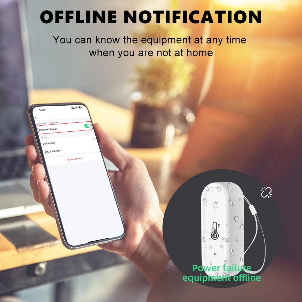 Smart Home Furniture - Wodoodporne czujniki temperatury i wilgotności IP65