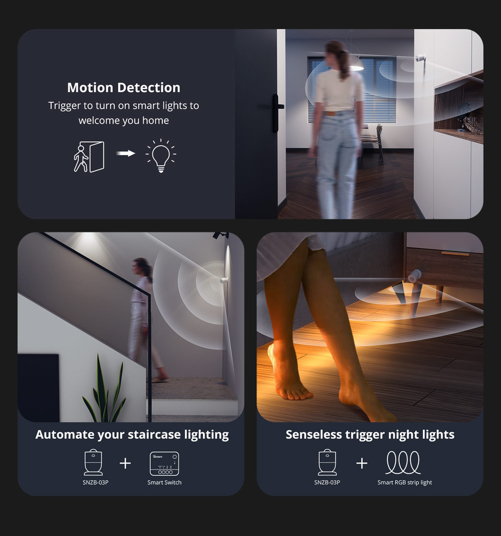 SONOFF SNZB-03P Czujnik ruchu  – Zigbee Motion Sensor recenzja i cena