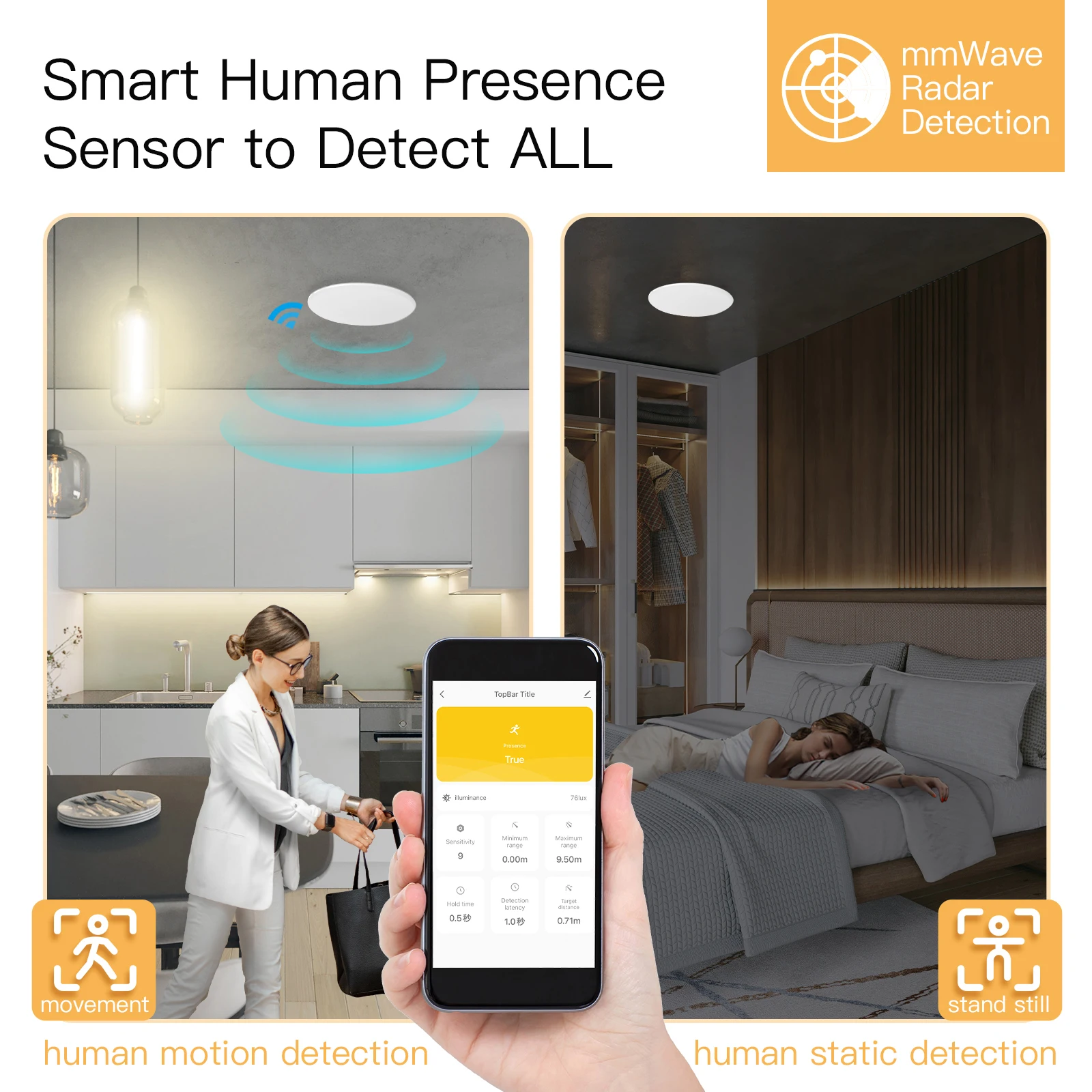 Tuya Smart ZigBee / WiFi wykry – Zigbee Motion Sensor recenzja i cena