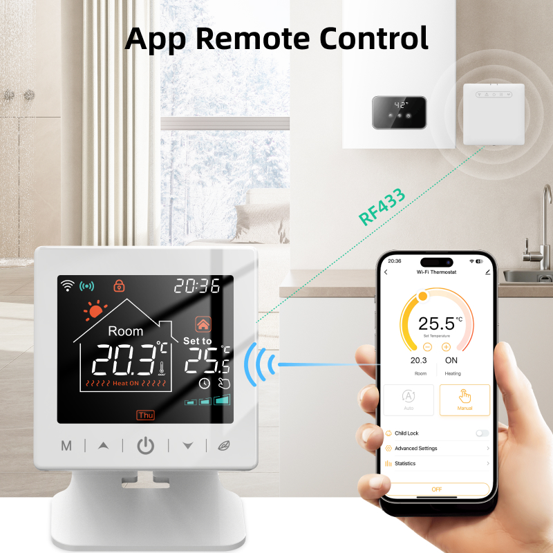 Inteligentny termostat WiFi do – Smart Home Furniture recenzja i cena