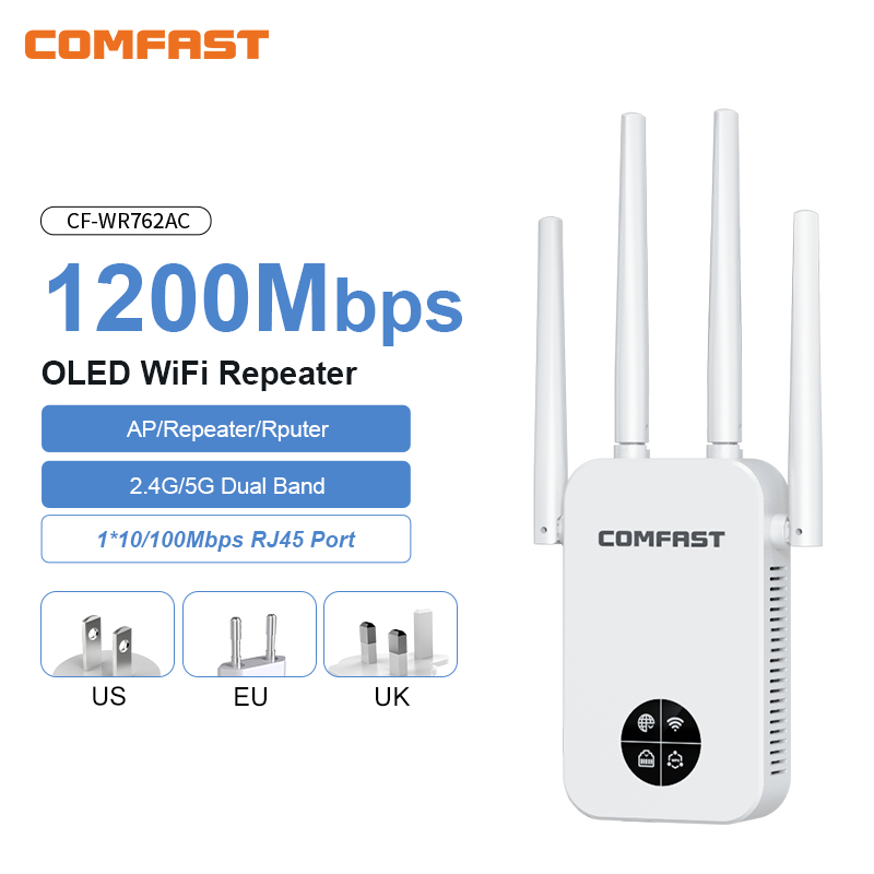 COMFAST 1200Mbps Wifi Repetido – Smart Home Router recenzja i cena