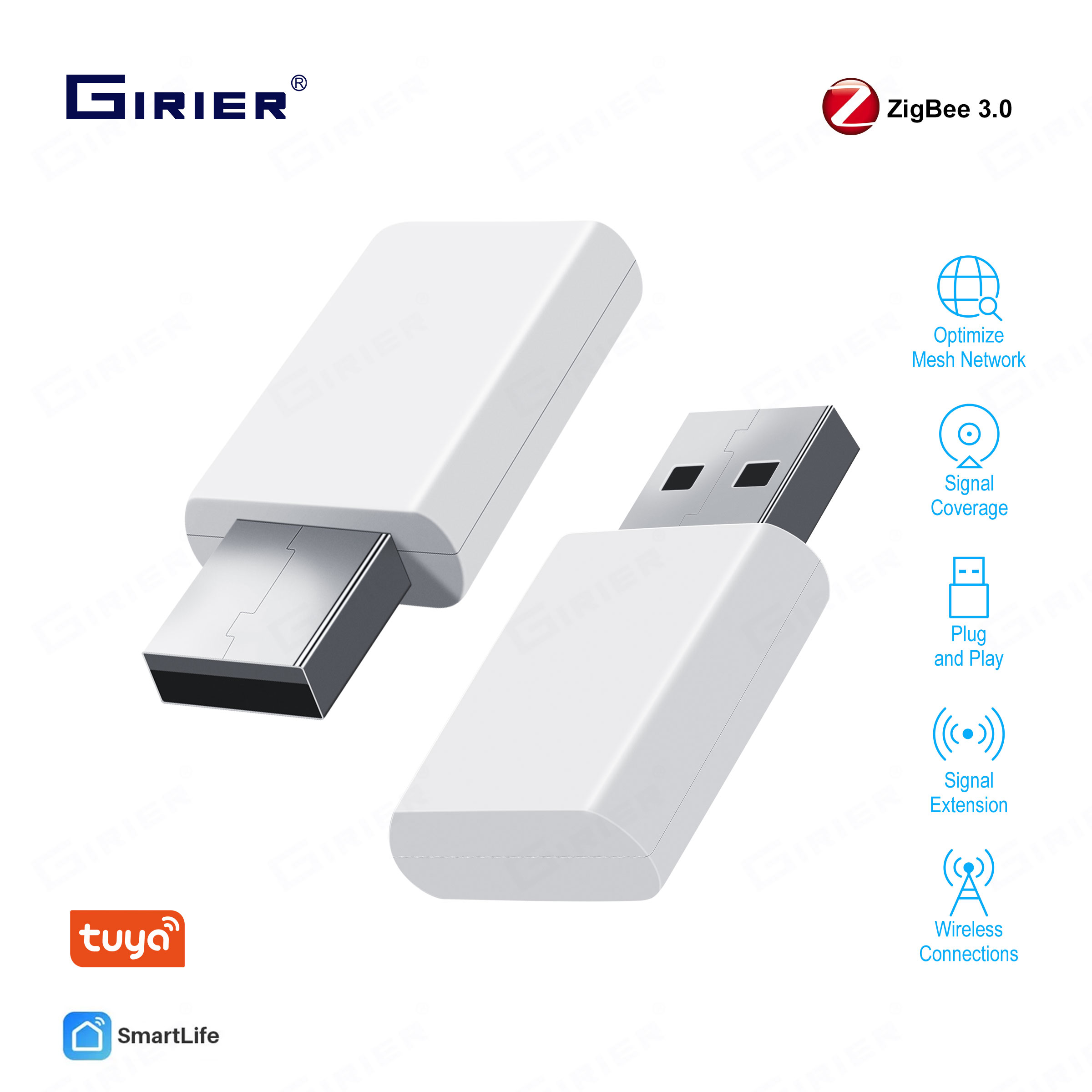 Gierier ZigBee wzmacniacz USB  – Smart Home Hub Device recenzja i cena