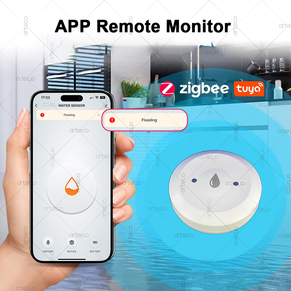 Czujnik zalania Tuya Smart Zig – Smart Home Features recenzja i cena