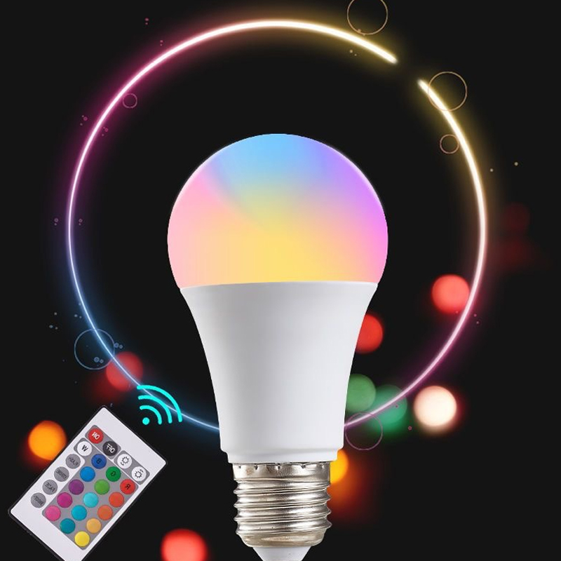 Żarówka LED E27 220V 16 Koloró – Voice Control Light Bulb recenzja i cena