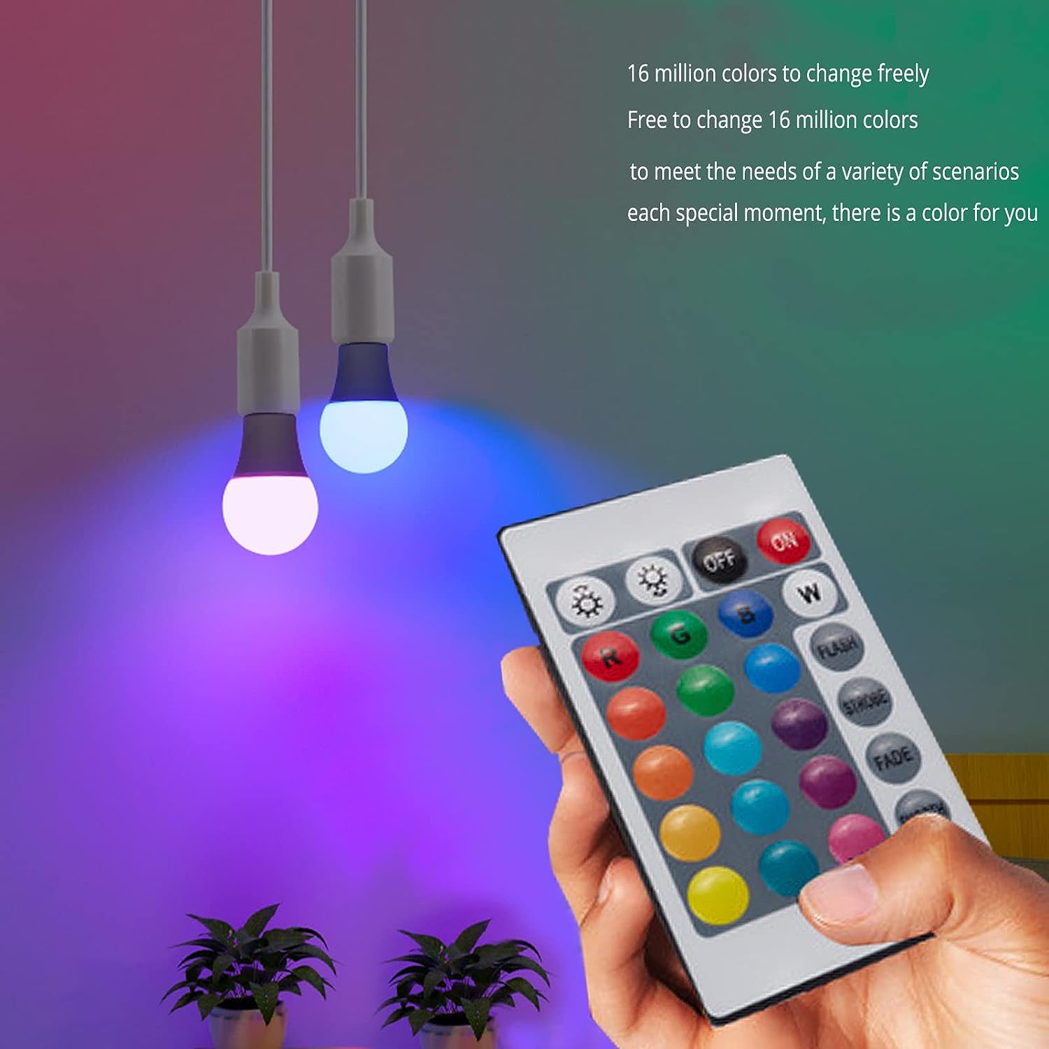 Żarówka LED E27 220V 16 Koloró – Voice Control Light Bulb recenzja i cena