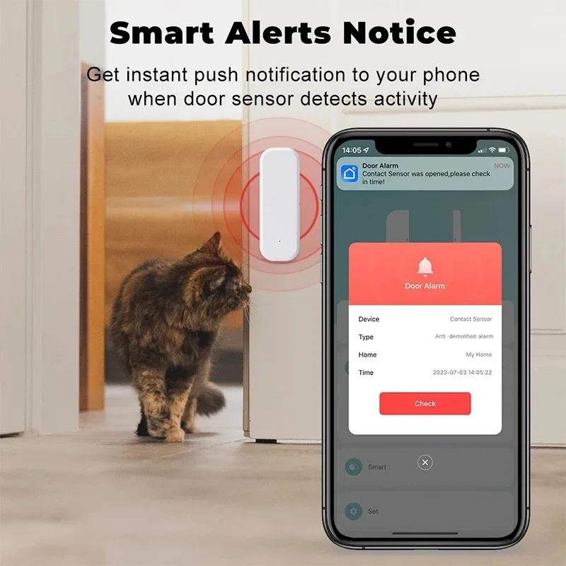 Czujnik otwarcia drzwi/okien T – Smart Home Voice Assistant recenzja i cena