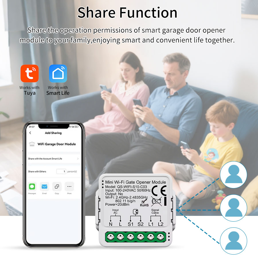 Sterownik bramy garażowej Tuya – Smart Home Voice Assistant recenzja i cena
