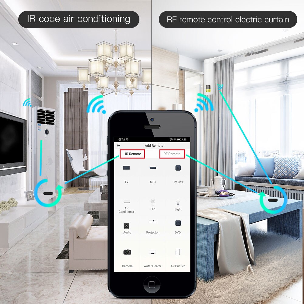 MOES Tuya WiFi IR RF Remote do – Smart Home Improvement recenzja i cena