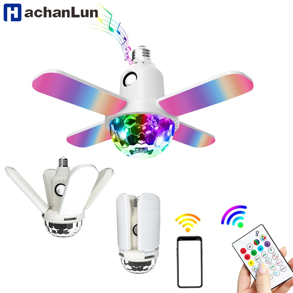 E27 Wentylator z żarówką LED C – Voice Control Light Bulb recenzja i cena