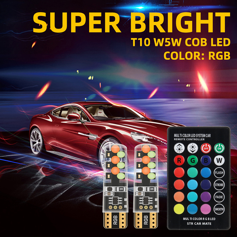 1 zestaw T10 W5w RGB LED Żarów – Voice Control Light Bulb recenzja i cena
